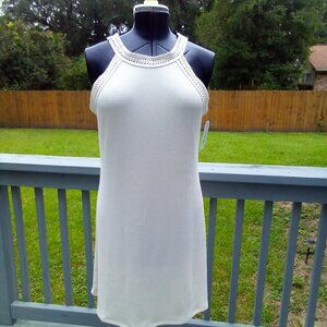 NWT Time and .Tru Summer Dress, Color Cream, Size Large.